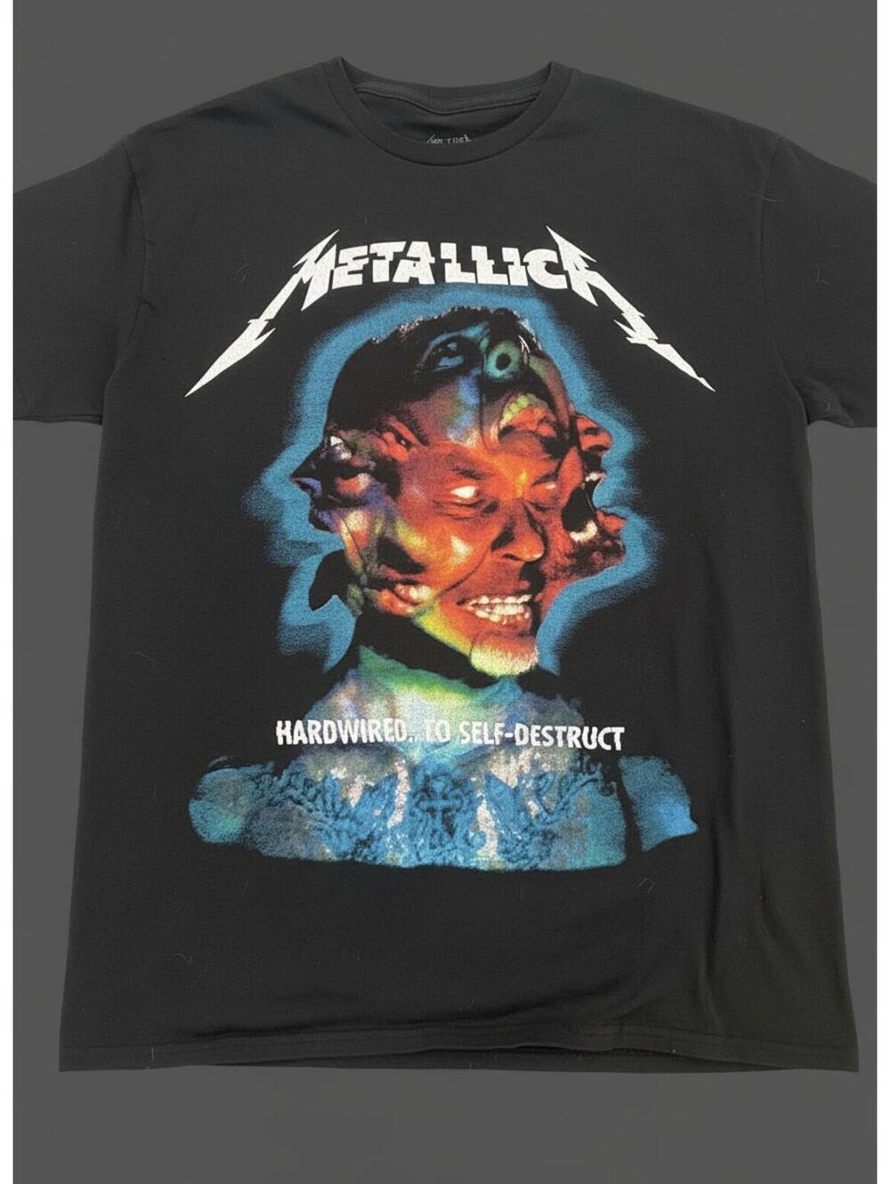 🤘 Metallica Hardwired Graphic T Shirt Black Band Tee Medium